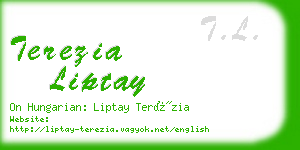 terezia liptay business card